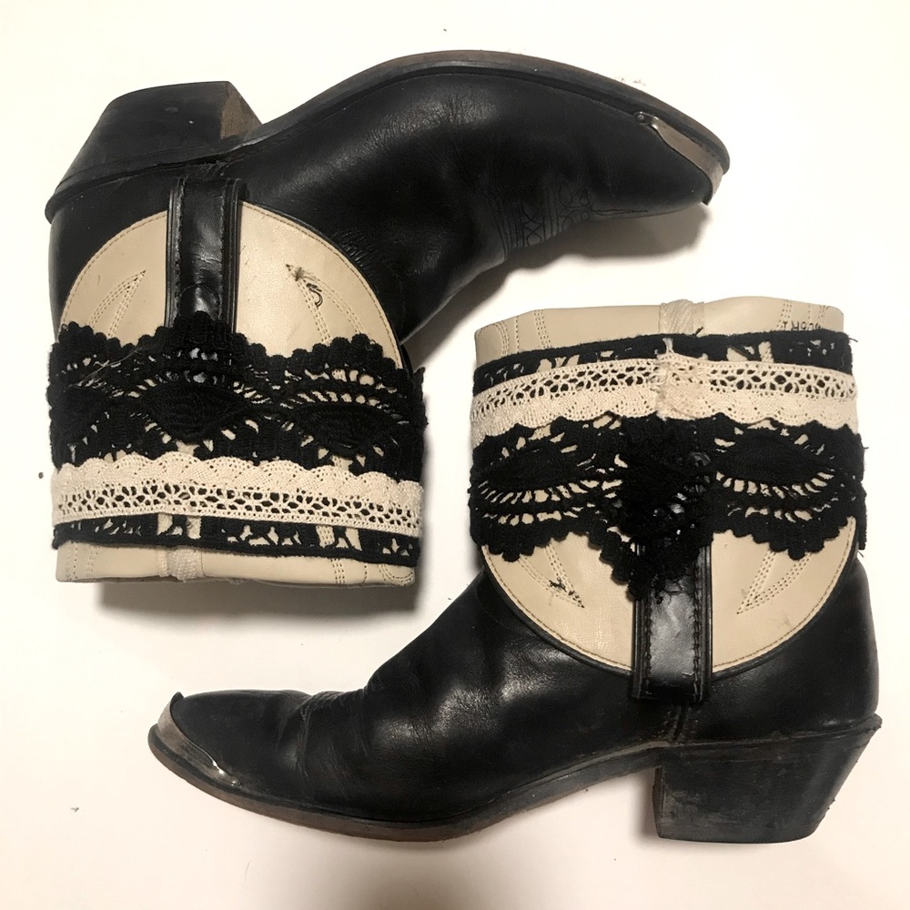 Lace Gypsy Cowboy Booties